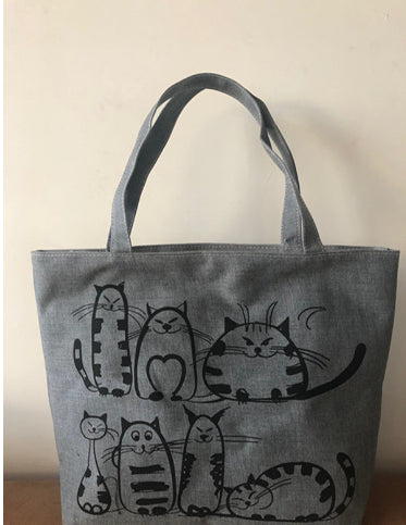 Ladies shoulder canvas bag