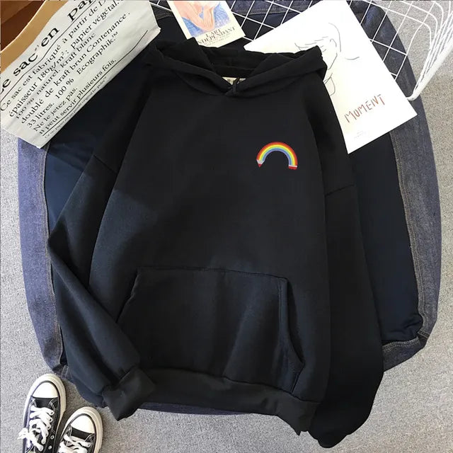 Fleece Hoodie for Women - Loose Fit Fall/Winter Top