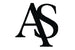 Black 'AS' logo on a white background