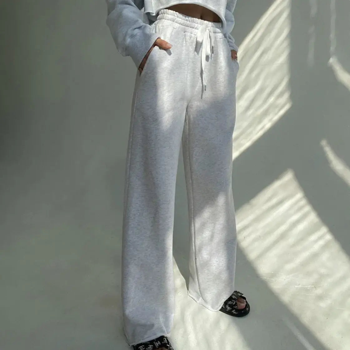 Temperament All-Match Loose Wide-Leg Pants